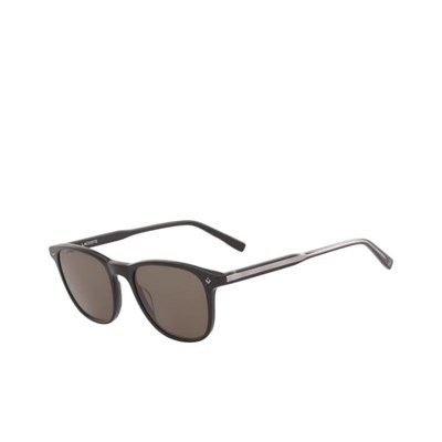 Black Lacoste Plastic Petit Piqué Men's Sunglasses | WRPI49567